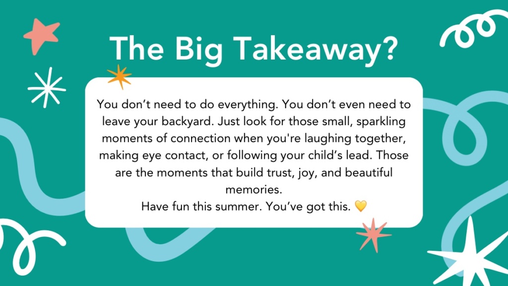 Graphic of the big takeaway.
